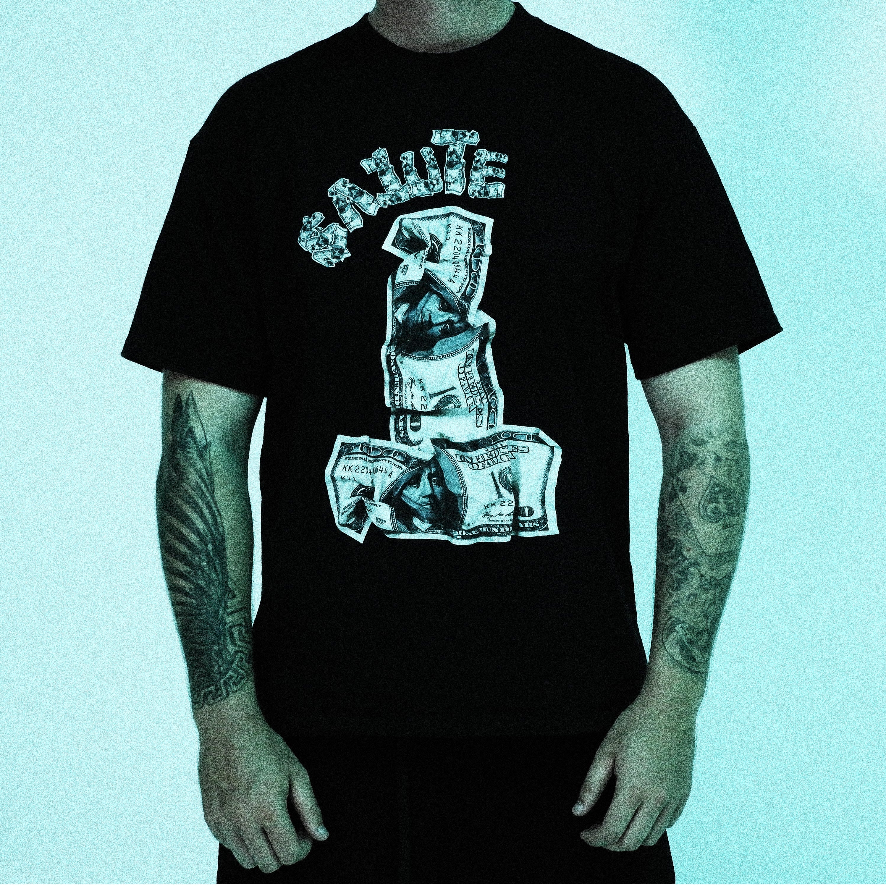 "FOUR POCKETS FULL" TEE
