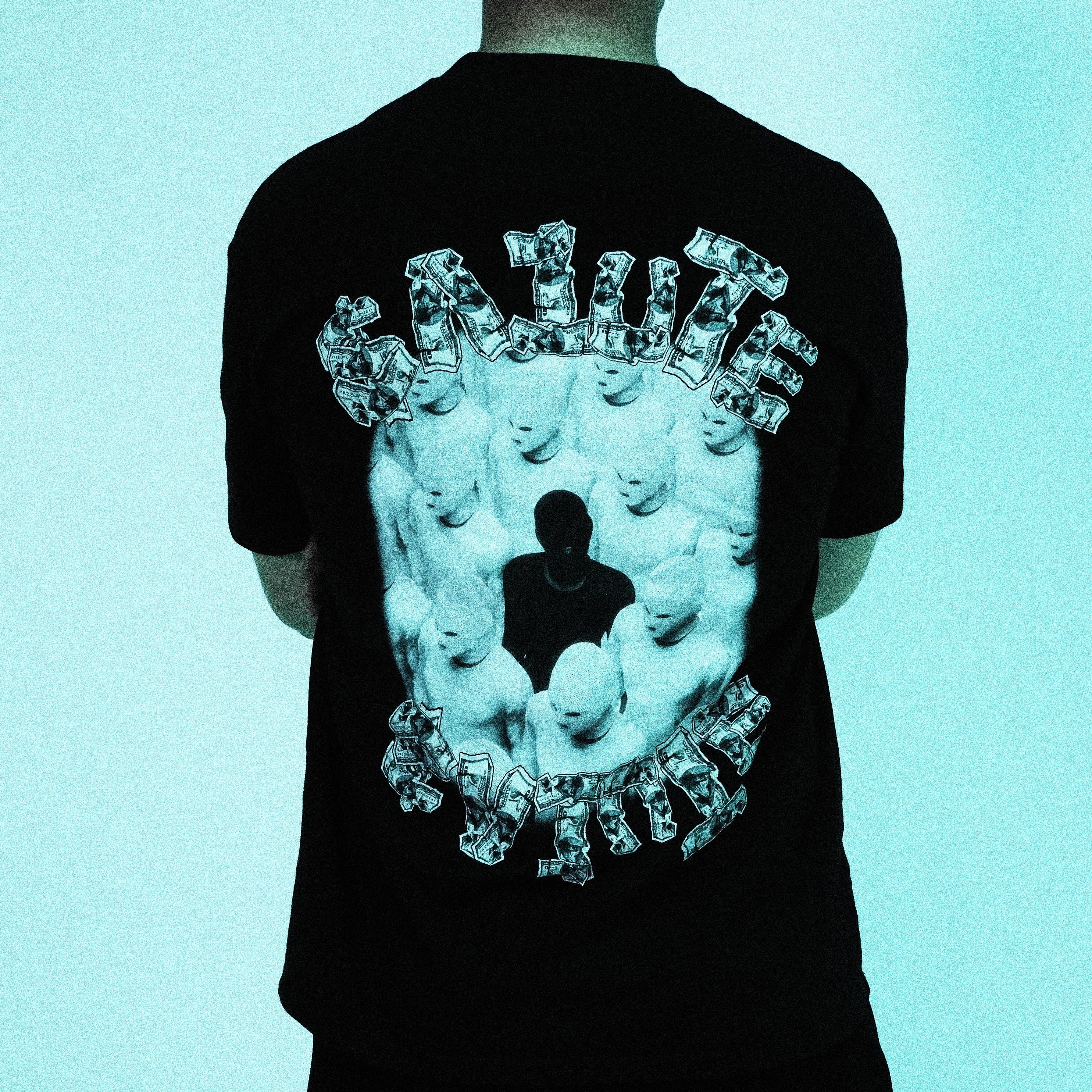"FOUR POCKETS FULL" TEE