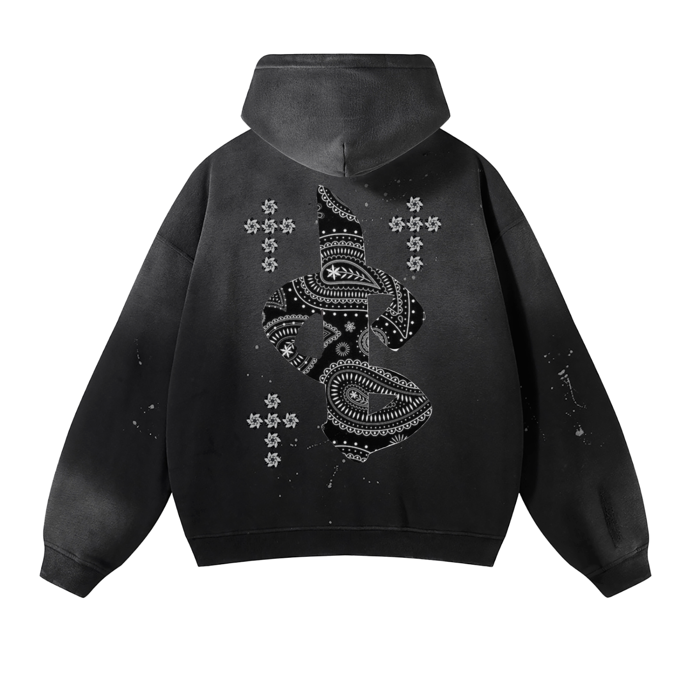 "HAVE FAITH" BANDANA FLEECE HOODIE